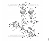 Carter, Cylindre pour Stihl FS 86