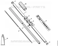 Tube complet pour Stihl FS 87 R