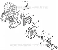 Dispositif d'allumage, Embrayage pour Stihl FS 88