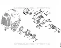 Embrayage, Carter de ventilateur pour Stihl FS 90 - 4180