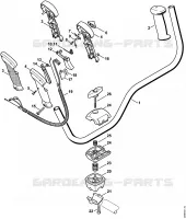 Poignée à deux mains pour Stihl FS 90 - 4180