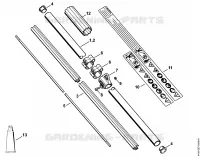 Tube complet pour Stihl FS 90 - 4180
