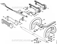 Poignée pour Stihl FS 90 R - 4180