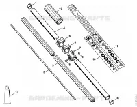 Tube complet pour Stihl FS 90 R - 4180