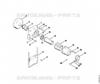 Carter d'accouplement pour Stihl FS 90 - 4117