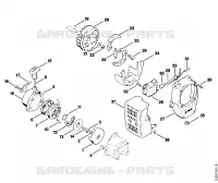 Dispositif de lancement pour Stihl FS 90 - 4117