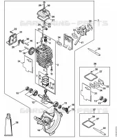 Bloc moteur Ø 38 mm pour Stihl FS 91