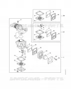 Carburateur 4149/02 de Numéro de machine 516674202 pour Stihl FS 94 RC-E