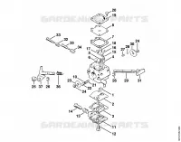 Carburateur WT 45, WT 112 pour Stihl FS 106