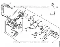 Carter de poignée MS 200 T pour Stihl MS 200 T