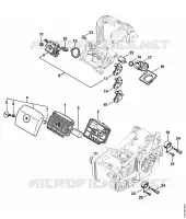 Filtre à air MS 200 T pour Stihl MS 200 T