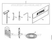 Outils, Accessoires spéciaux pour Stihl MS 200 T