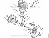 Carter, Cylindre pour Stihl FS 108