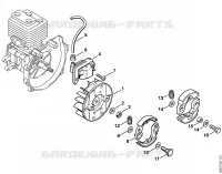 Dispositif d'allumage, Embrayage pour Stihl FS 108
