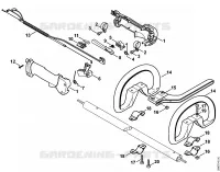 Poignée pour Stihl FS 130 R