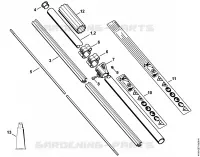 Tube complet pour Stihl FS 130 R