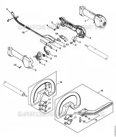 Poignée pour Stihl FS 131 R