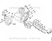 Dispositif d'allumage, Embrayage pour Stihl FS 160