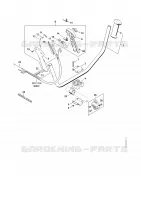 Poignée tubulaire à deux mains, Poignée de commande pour Stihl FS 180