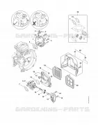 Bride intermédiaire, Filtre à air pour Stihl FS 240 C-E