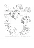 Silencieux, Capot pour Stihl FS 240 C-E
