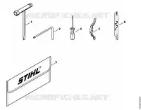 Outils, Accessoires spéciaux pour Stihl MS 201 C-M