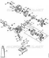 Cylindre avec piston, Dispositif d'allumage pour Stihl MS 150 TC-E