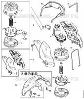 Moteur électrique, Tête faucheuse pour Stihl FSA 56