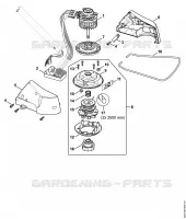Moteur électrique, Tête faucheuse pour Stihl FSA 85