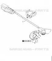 Tube complet, Poignée en arc pour Stihl FSA 85