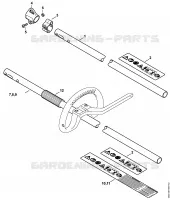 Tube complet pour Stihl FSA 90 R