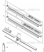 Tube complet pour Stihl FSA 130 R