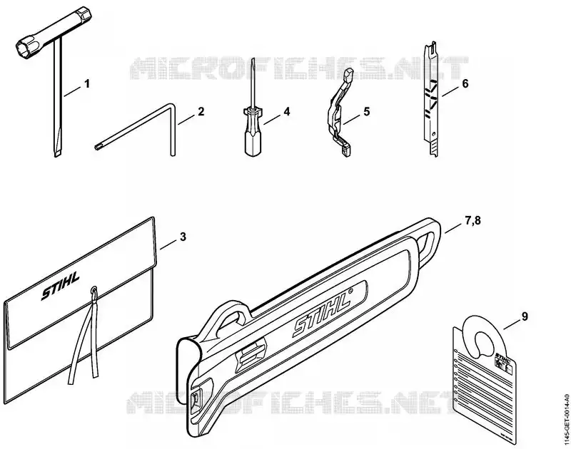Outils, Accessoires spéciaux Stihl Tronçonneuses (MS), (MSA), (MSE) Tronçonneuses Tronçonneuses thermiques MS MS 201 TC-M  MS 201 TC-M