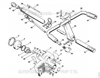 Carter d'accouplement, Tube complet pour Stihl FS 150