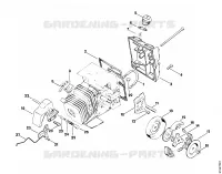 Carter de réservoir, Embrayage pour Stihl FS 151