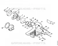 Embrayage, Carter d'accouplement pour Stihl FS 202