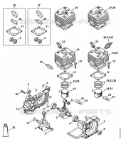 Carter, Cylindre pour Stihl FS 300