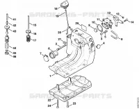 Carter de réservoir pour Stihl FS 360