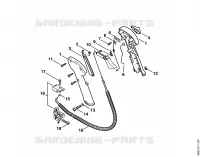 Poignée de commande (29.2002) pour Stihl FS 360