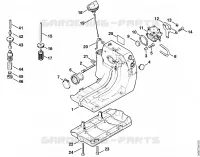 Carter de réservoir pour Stihl FS 420