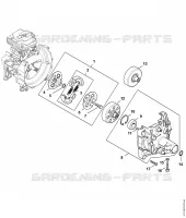 Embrayage, Carter d'accouplement pour Stihl FS 360 C-E