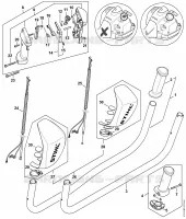 Poignée à deux mains pour Stihl FS 410 C-E KZ