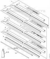 Tube complet pour Stihl FS 410 C-E KZ