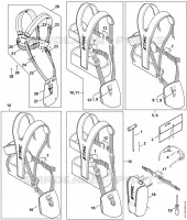 Outils, Bretelle double pour Stihl FS 410 (4147)