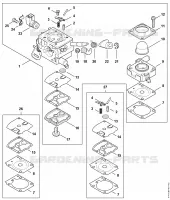 Carburateur 4147/29 pour Stihl FS 361 C-EM