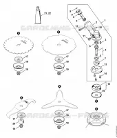 Réducteur pour Stihl FS 361 C-EM