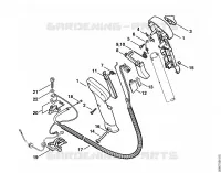 Poignée de commande pour Stihl FS 400