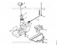 Réservoir d'essence pour Stihl FS 450-K