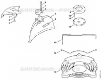 Capot protecteur pour Stihl FS 410 (4110)