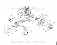 Carter, Cylindre, Embrayage pour Stihl FS 410 (4110)